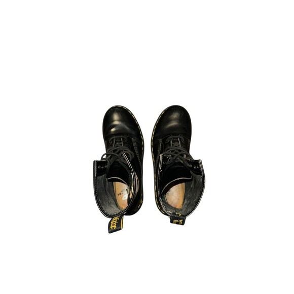 Dr. Martens Womens 1480W Black Leather Lace Up Ankle Combat Boots Sz 7 Grunge - Picture 5 of 16